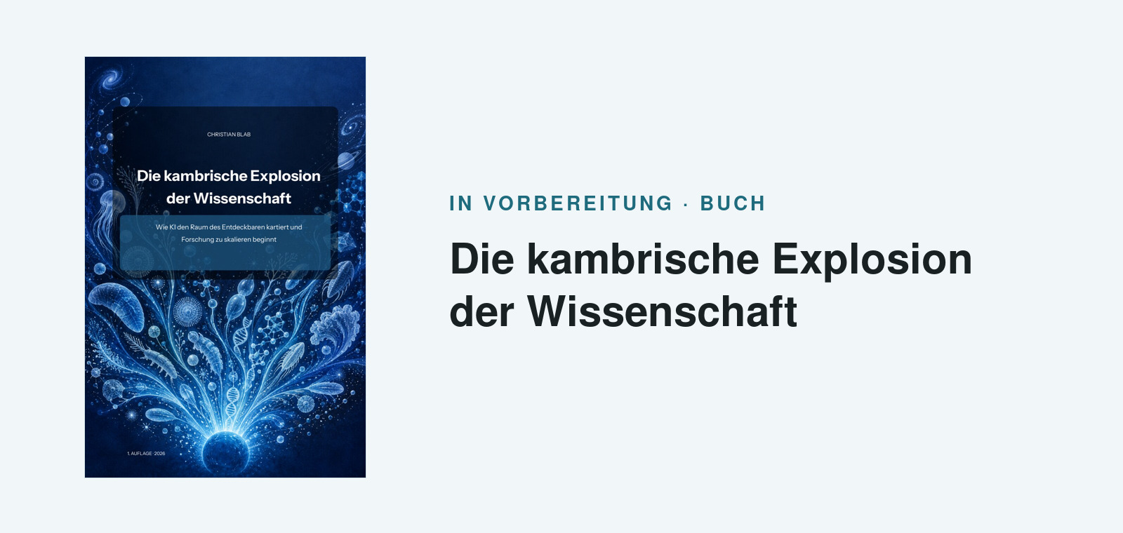 Die kambrische Explosion der Wissenschaft: Wie viele Versuche Forschung verändern